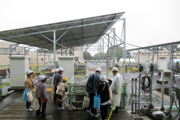 水処理施設見学